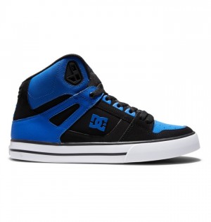 Tenisky DC Shoes Pure High-Top Panske Čierne Kráľovská Modrá | 240867ZYL