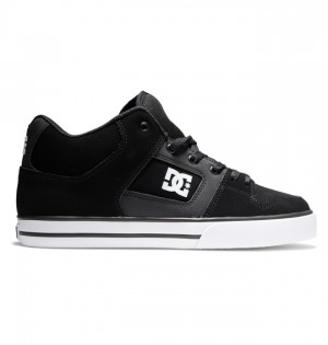 Tenisky DC Shoes Pure MID Stredne-Top Panske Čierne Biele | 609732XRW