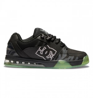 Tenisky DC Shoes Versatile KB Panske Čierne Čierne Zelene | 059374UYX