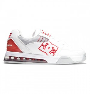 Tenisky DC Shoes Versatile Panske Biele Siva Červené | 027489LRX