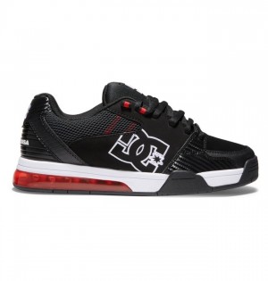 Tenisky DC Shoes Versatile Panske Čierne Biele Červené | 219056DLZ