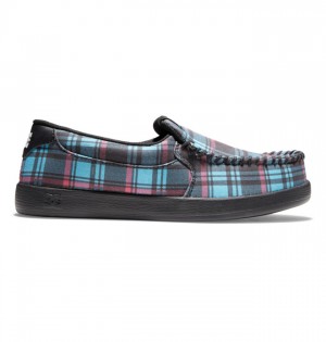 Tenisky DC Shoes Villain Slip On Damske Modre | 358472RIF
