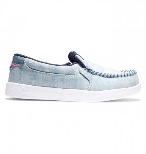Tenisky DC Shoes Villain Slip On Damske Modre | 965107JSC