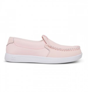 Tenisky DC Shoes Villain Slip On Damske Svetlo Ruzove | 017538ZKU