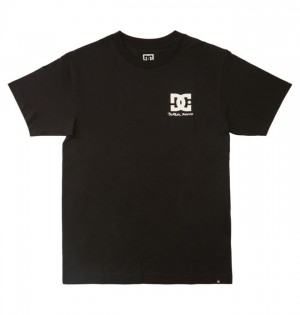 Tricko DC Shoes BLABAC x Wes Heritage Panske Čierne | 928743MIN