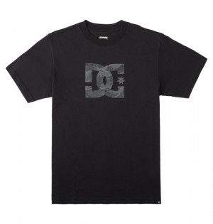 Tricko DC Shoes DC Star Fill Heritage Panske Čierne Čierne Maskacove | 597420PUN
