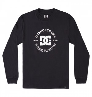 Tricko DC Shoes DC Star Pilot Long Sleeve Panske Čierne | 295187EYW