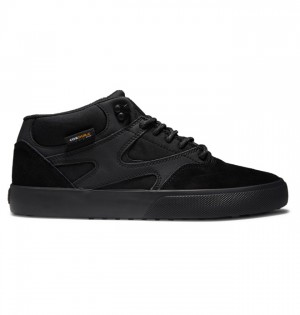 Zimne Topanky DC Shoes Kalis Vulc MID Stredne-Top Panske Čierne Čierne Čierne | 375906WYM