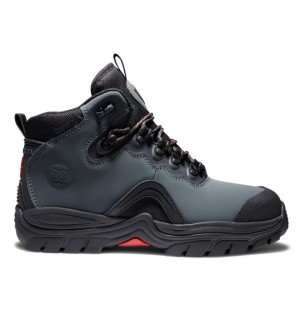 Zimne Topanky DC Shoes Navigator Cipkovane Panske Siva Čierne | 879056MCI