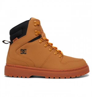 Zimne Topanky DC Shoes Peary Cipkovane Panske Hnede Čierne | 018726HJP