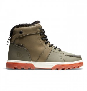 Zimne Topanky DC Shoes Woodland Panske Svetlo Olivovo Zelená | 924651PKN